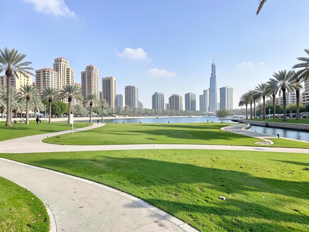 Reem Central Park in Al Reem Island, Abu Dhabi