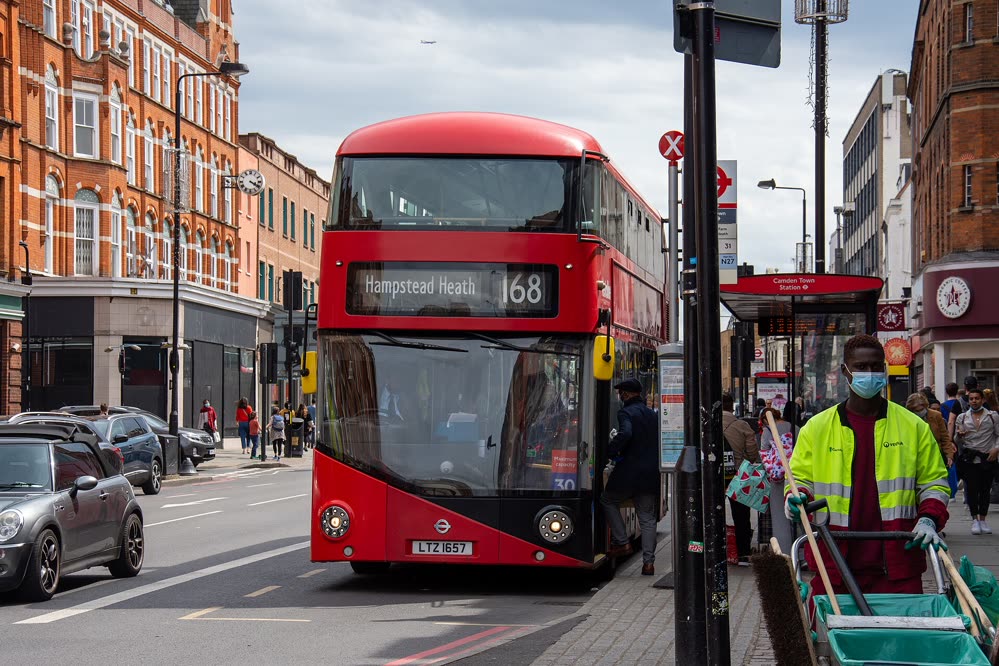 Camden High Street in Camden, London