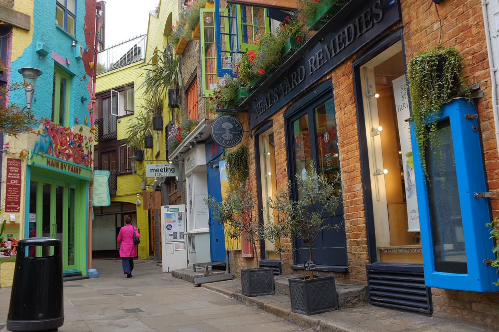 Neal's Yard in Covent Garden, London
