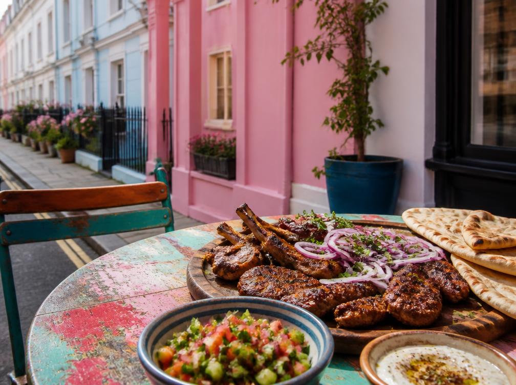 Dining in Notting Hill — Gold