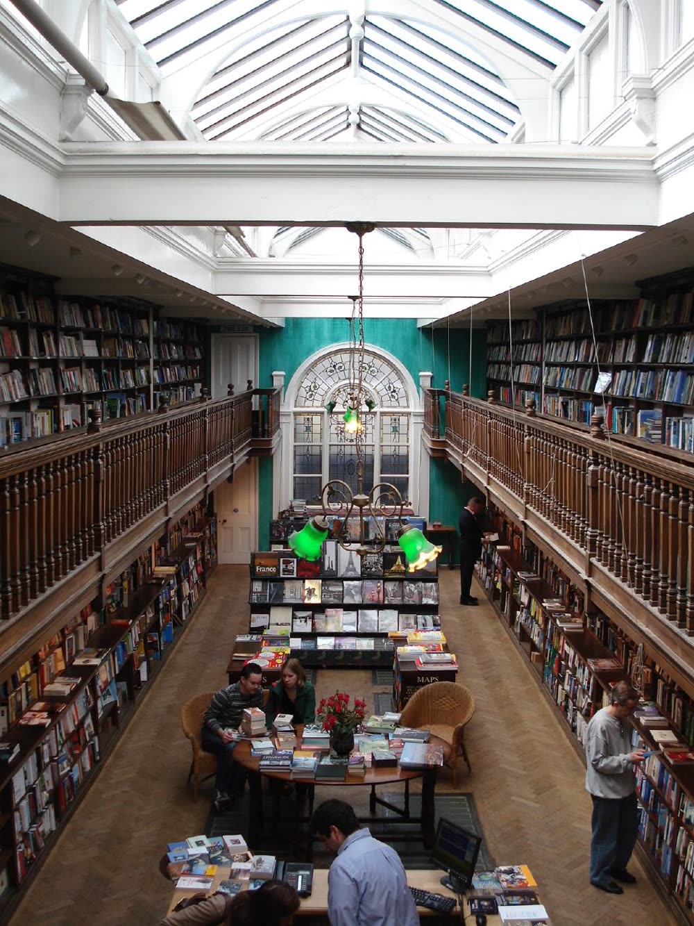 Marylebone High Street & Daunt Books in Marylebone, London