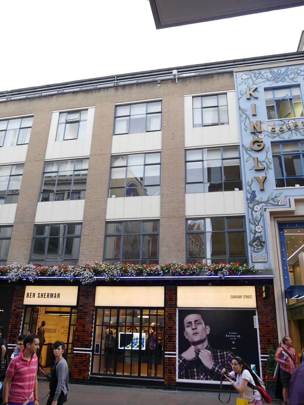 Carnaby Street in Soho, London